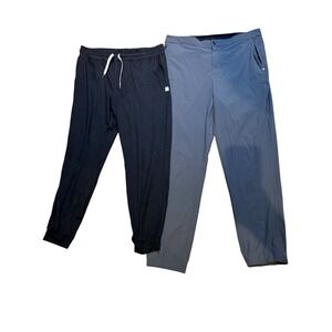 Vuori Performance Pants Joggers Charcoal Gray Athletic Comfort Set Women's L